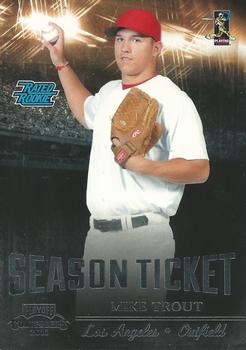 2011 Playoff Contenders #17 Mike Trout Front