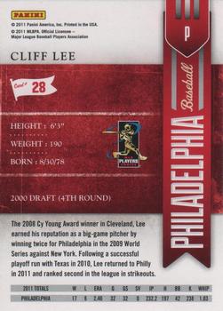 2011 Playoff Contenders #28 Cliff Lee Back