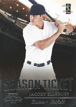 2011 Playoff Contenders #31 Jacoby Ellsbury Front
