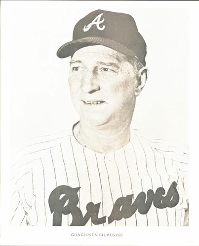 1968 Atlanta Braves 8x10 Photocards #NNO Ken Silvestri Front