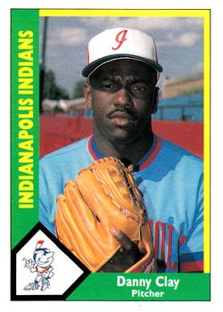 1990 CMC Indianapolis Indians #2 Danny Clay Front