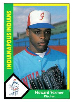 1990 CMC Indianapolis Indians #3 Howard Farmer Front