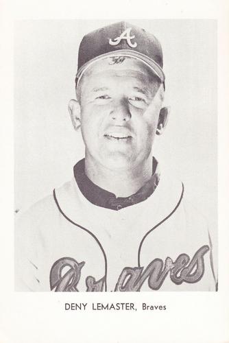1967 Atlanta Braves Picture Pack B #NNO Denny Lemaster Front