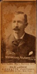 1887-90 Old Judge (N172) #NNO William Watkins Front
