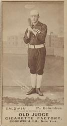 1887-90 Old Judge (N172) #NNO Fido Baldwin Front