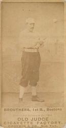 1887-90 Old Judge (N172) #NNO Dan Brouthers Front