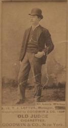 1887-90 Old Judge (N172) #NNO Tom Loftus Front