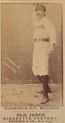 1887-90 Old Judge (N172) #NNO Jim Cudworth Front