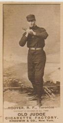 1887-90 Old Judge (N172) #NNO Buster Hoover Front