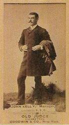 1887-90 Old Judge (N172) #NNO John Kelly Front