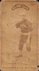 1887-90 Old Judge (N172) #NNO John Clarkson Front