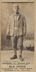 1887-90 Old Judge (N172) #NNO Joe Gunson Front