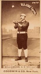 1887-90 Old Judge (N172) #NNO Ned Williamson Front
