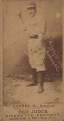 1887-90 Old Judge (N172) #NNO Jimmy Cooney Front
