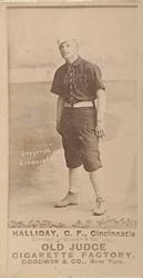 1887-90 Old Judge (N172) #NNO James Holliday Front