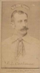 1887-90 Old Judge (N172) #NNO Ed Cushman Front