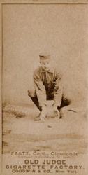 1887-90 Old Judge (N172) #NNO Jay Faatz Front