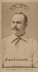 1887-90 Old Judge (N172) #NNO Frank Hankinson Front