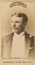 1887-90 Old Judge (N172) #NNO John Ward Front