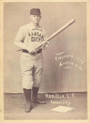 1887-89 Old Judge Cabinets (N173) #NNO Billy Hamilton Front