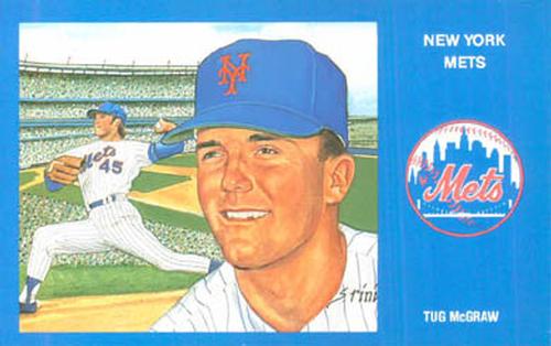 1989 Historic Limited Editions 1969 New York Mets Postcards #21 Tug McGraw Front