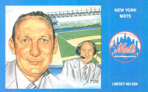1989 Historic Limited Editions 1969 New York Mets Postcards #34 Lindsey Nelson Front