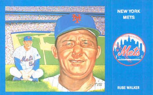 1989 Historic Limited Editions 1969 New York Mets Postcards #36 Rube Walker Front