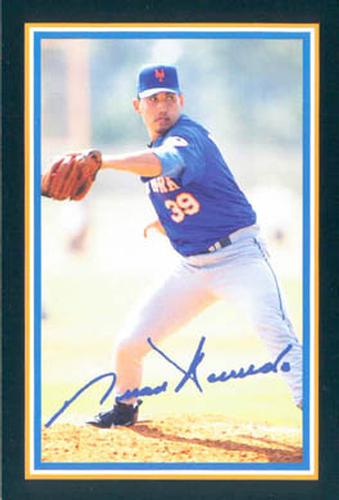 1996 Marc S. Levine New York Mets Photocards #NNO Juan Acevedo Front