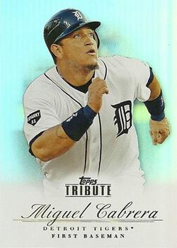 2012 Topps Tribute #9 Miguel Cabrera Front