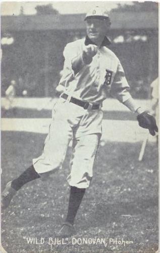 1909 Wolverine News Detroit Tigers Postcards (PC773-3) #NNO Wild Bill Donovan Front