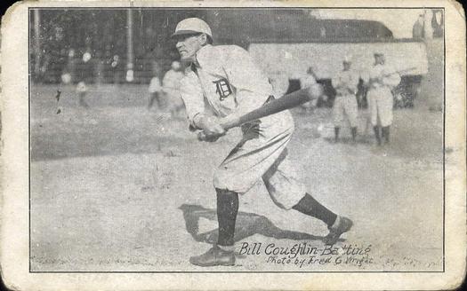1909-11 H.M. Taylor Detroit Tigers (PC773-2) #NNO Bill Coughlin Batting Front