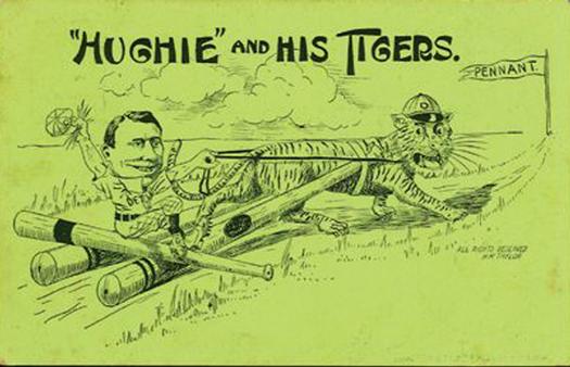 1909-11 H.M. Taylor Detroit Tigers (PC773-2) #NNO Hughie Jennings and his Tigers Caricature Front