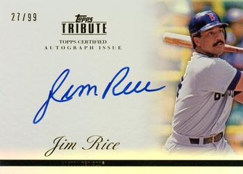 2012 Topps Tribute - Autographs #TA-JR1 Jim Rice Front
