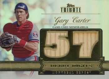 2012 Topps Tribute - Debut Digit Relics #DD-GC Gary Carter Front