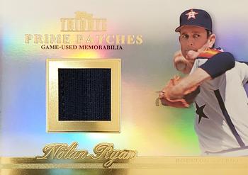 2012 Topps Tribute - Prime Patches #PP-NR Nolan Ryan Front