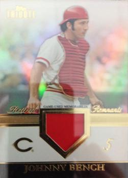 2012 Topps Tribute - Retired Remnants Relics #RR-JB Johnny Bench Front