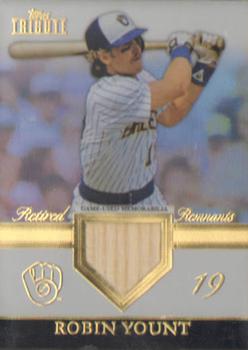 2012 Topps Tribute - Retired Remnants Relics #RR-RY Robin Yount Front