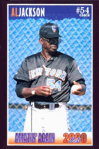 2000 New York Mets Marc S. Levine  #12 Al Jackson Front