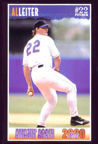 2000 New York Mets Marc S. Levine  #14 Al Leiter Front