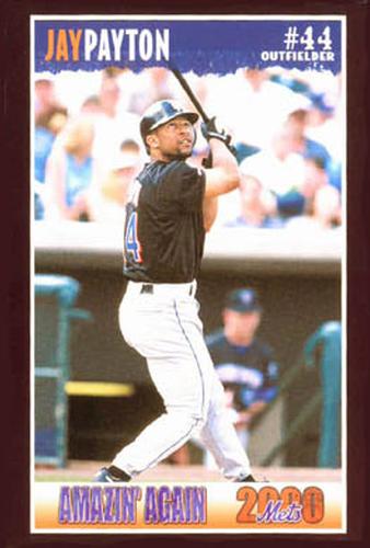 2000 New York Mets Marc S. Levine  #19 Jay Payton Front