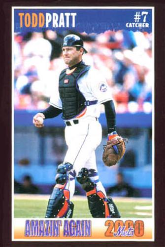2000 New York Mets Marc S. Levine  #21 Todd Pratt Front