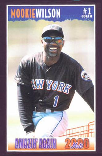 2000 New York Mets Marc S. Levine  #31 Mookie Wilson Front