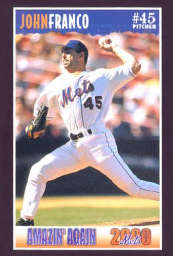 2000 New York Mets Marc S. Levine  #7 John Franco Front