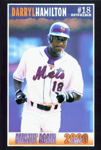 2000 New York Mets Marc S. Levine  #9 Darryl Hamilton Front