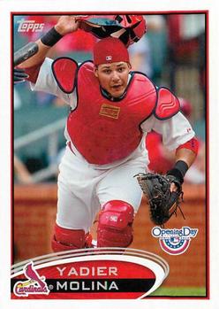 2012 Topps Opening Day #154 Yadier Molina Front
