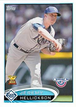2012 Topps Opening Day #15 Jeremy Hellickson Front