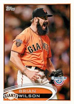 2012 Topps Opening Day #170 Brian Wilson Front