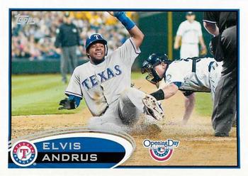 2012 Topps Opening Day #197 Elvis Andrus Front