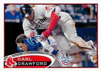 2012 Topps Opening Day #198 Carl Crawford Front