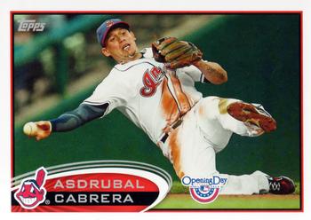2012 Topps Opening Day #54 Asdrubal Cabrera Front